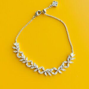 Kendra Scott Rosalie Silver White CZ Tennis Bracelet